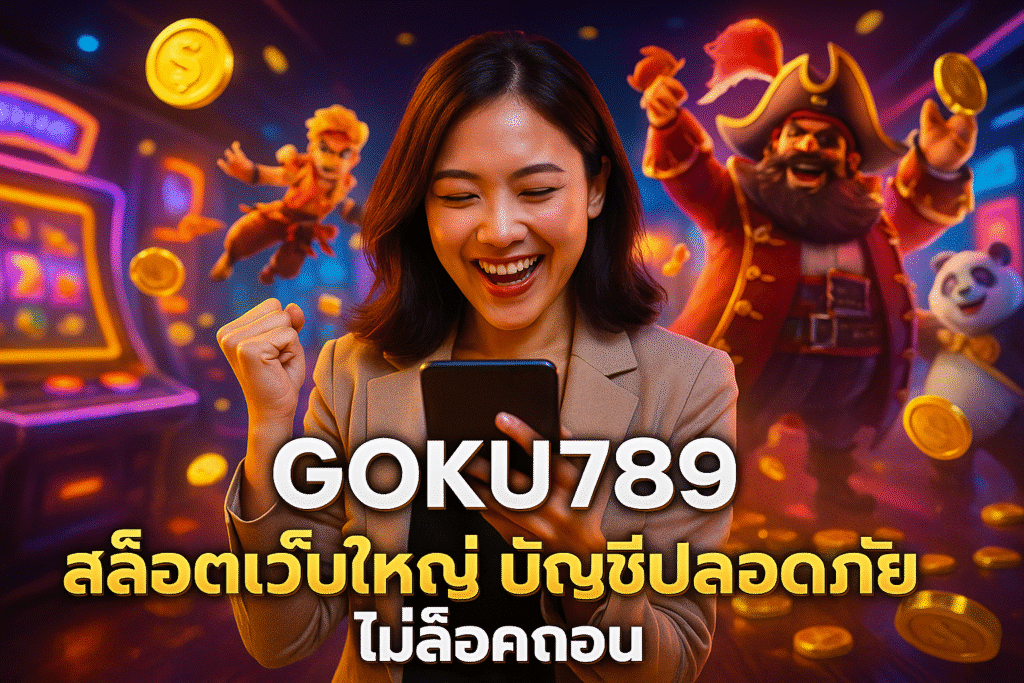 GOKU789 สล็อตเว็บใหญ่ บัญชีปลอดภัย ไม่ล็อคถอน