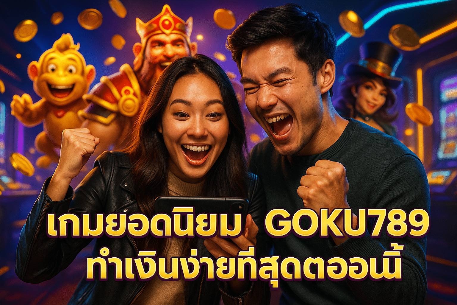 เกมยอดนิยม GOKU789 ทำเงินง่ายที่สุดตอนนี้