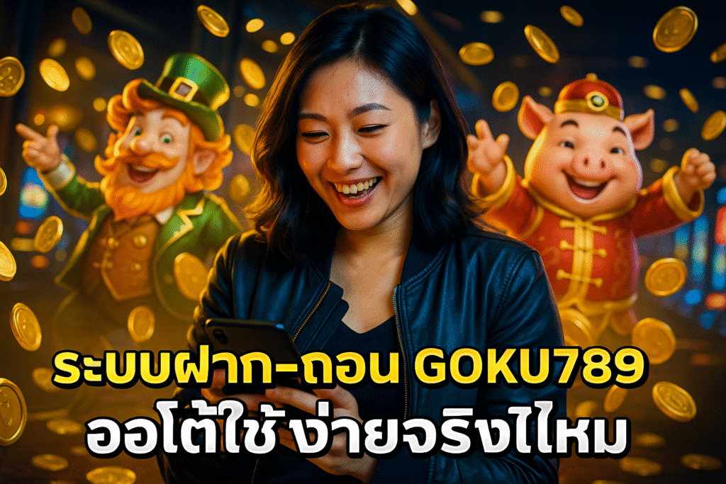 ระบบฝาก-ถอน GOKU789 ออโต้ใช้ง่ายจริงไหม