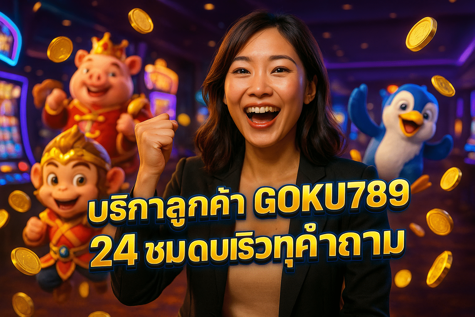 บริการลูกค้า GOKU789 24 ชม ตอบเร็วทุกคำถาม
